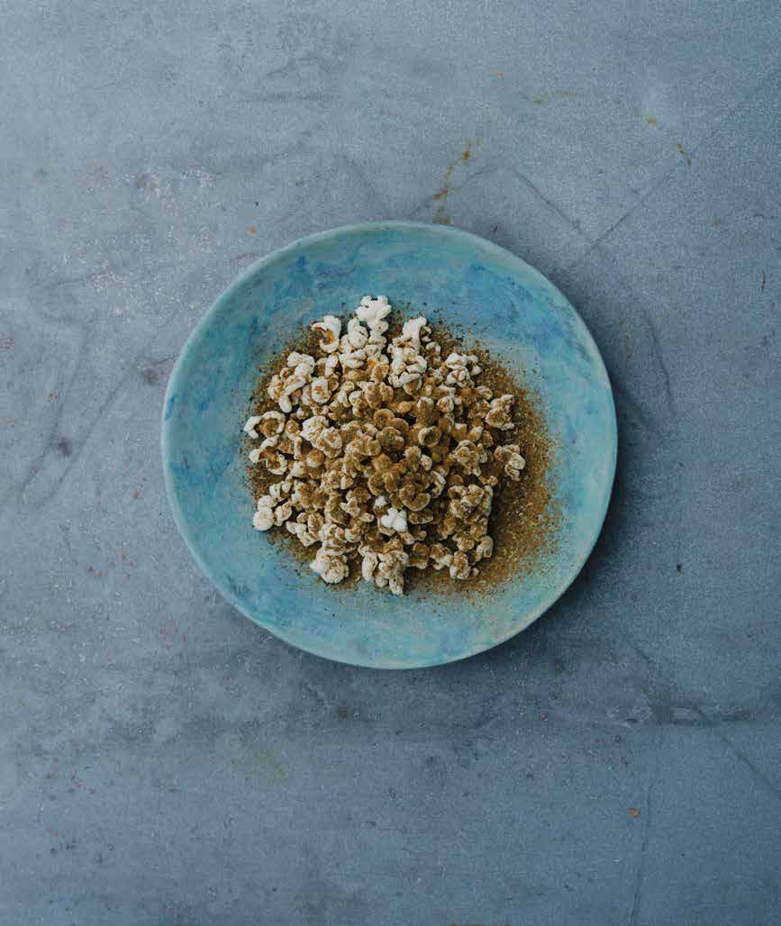 Popcorn with mushroom MSG